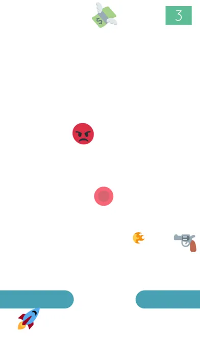 Bouncing Ball UP! - Red Dot Dodge Dash স্ক্রিনশট