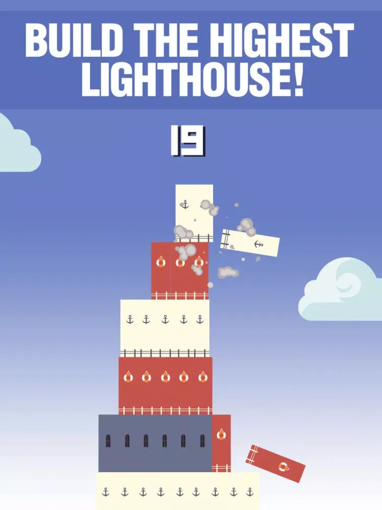 Build the Lighthouse - Impossible Sky High Tower Puzzles iPad  Screenshots
