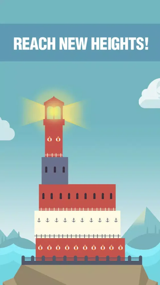 Build the Lighthouse - Impossible Sky High Tower Puzzles Screenshots