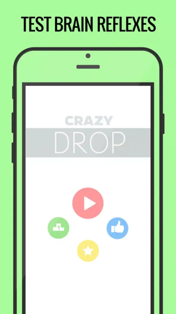 Tangkapan skrin Crazy Drop.