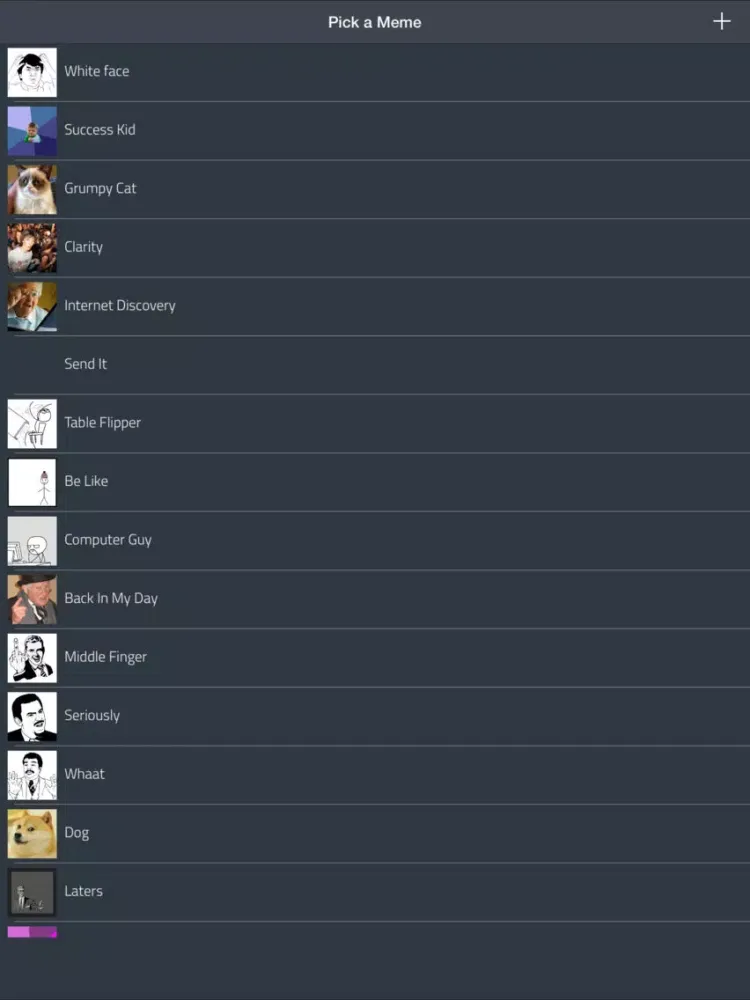 Meme Zap iPad 应用截图