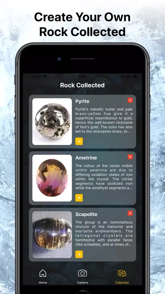 Rock Identifier Stone Scanner Screenshots