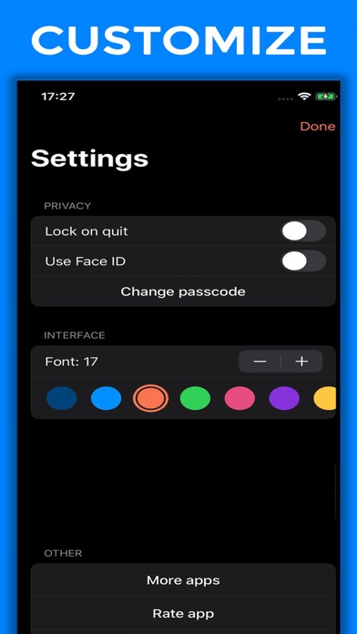 تصاویر myNotes Secure Private Notepad