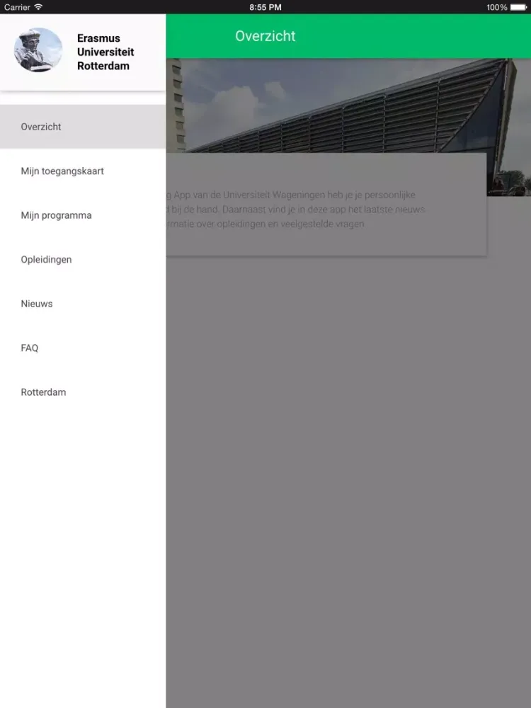 Erasmus Bachelor Open Day iPad  Screenshots