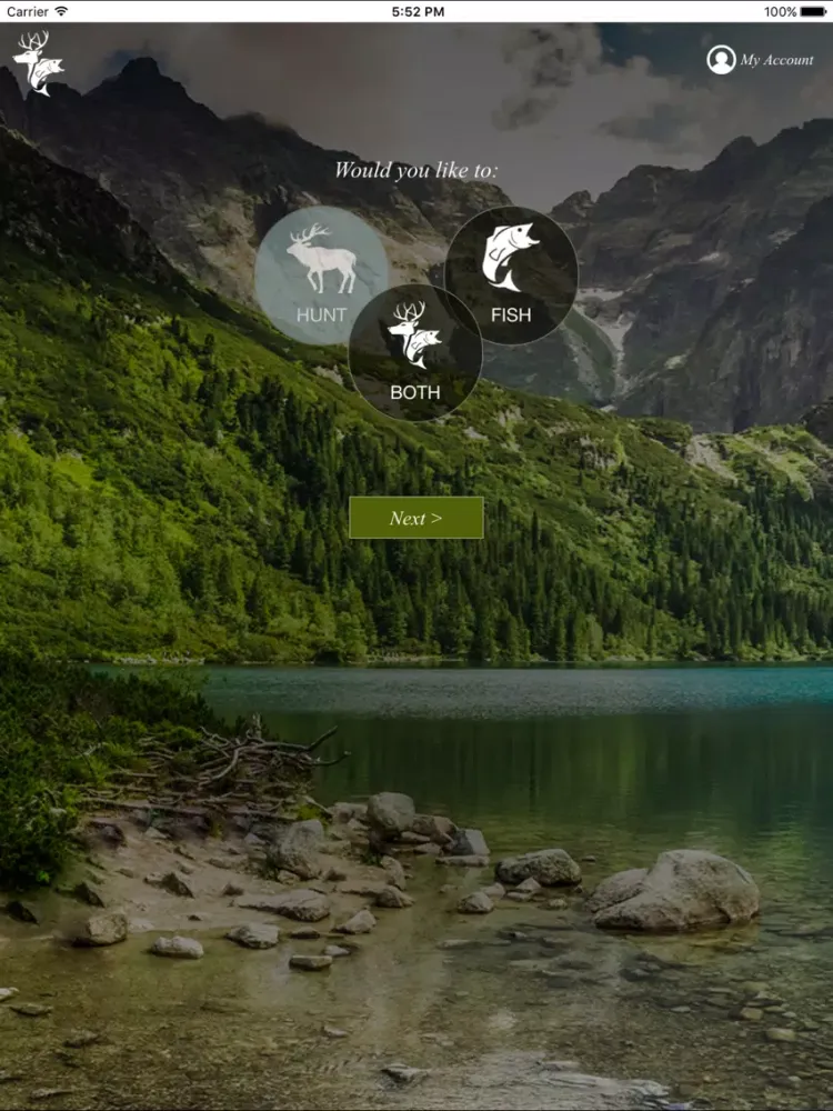 iHunt&Fish iPad  Screenshots
