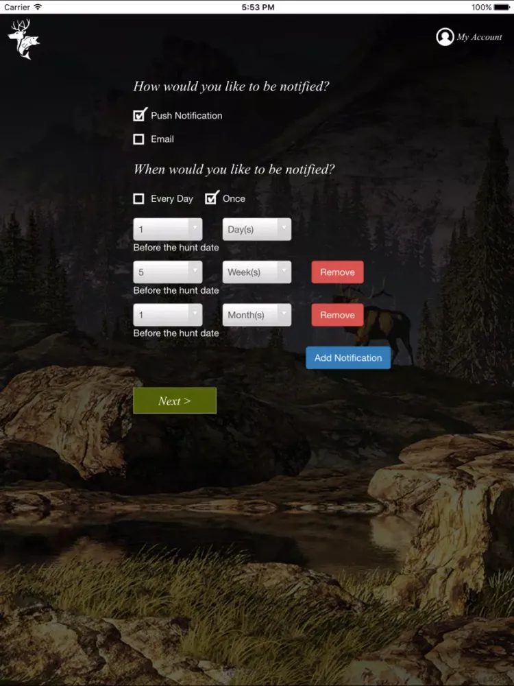 iHunt&Fish iPad  Screenshots