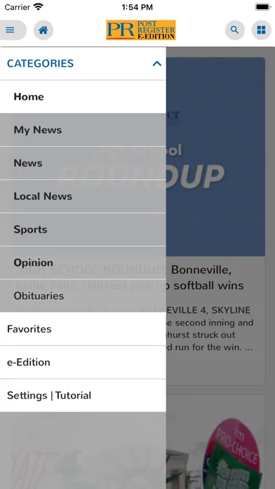 ภาพหน้าจอของ Post Register eEdition