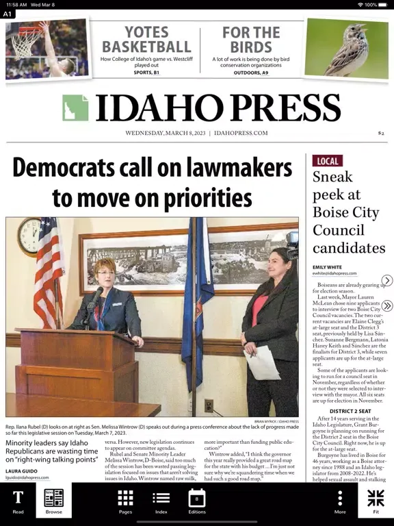 Idaho Press eEdition iPad 应用截图