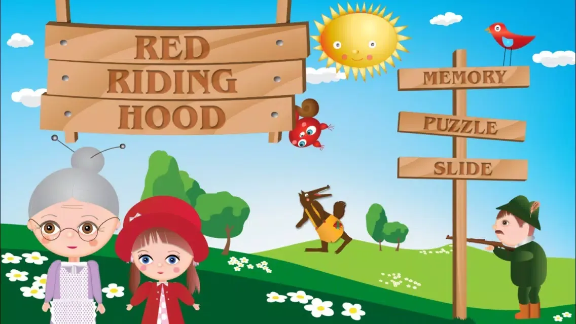 Capturas de pantalla de Red Riding Hood: Kids Game