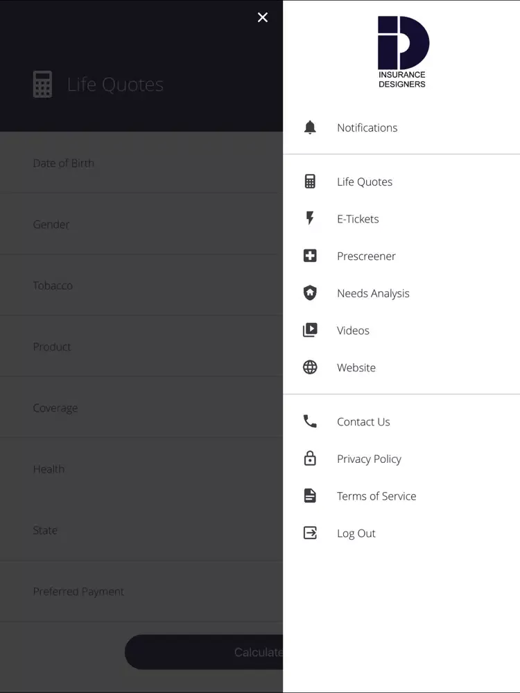 Insurance Designers iPad 应用截图