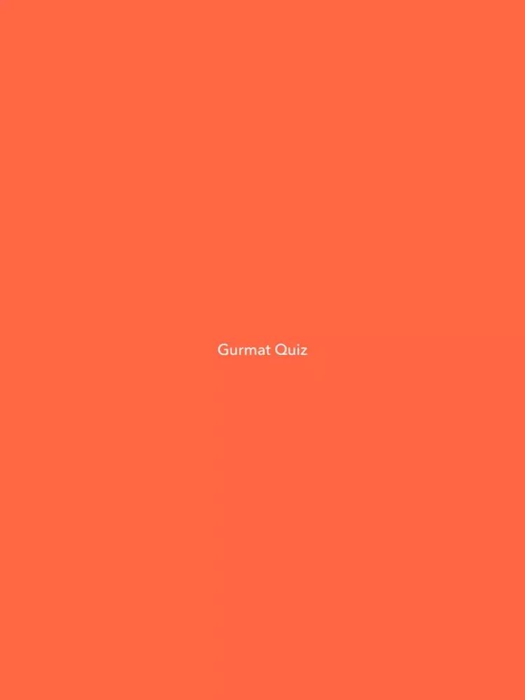 Gurmat Quiz iPad  Ekran Görüntüleri
