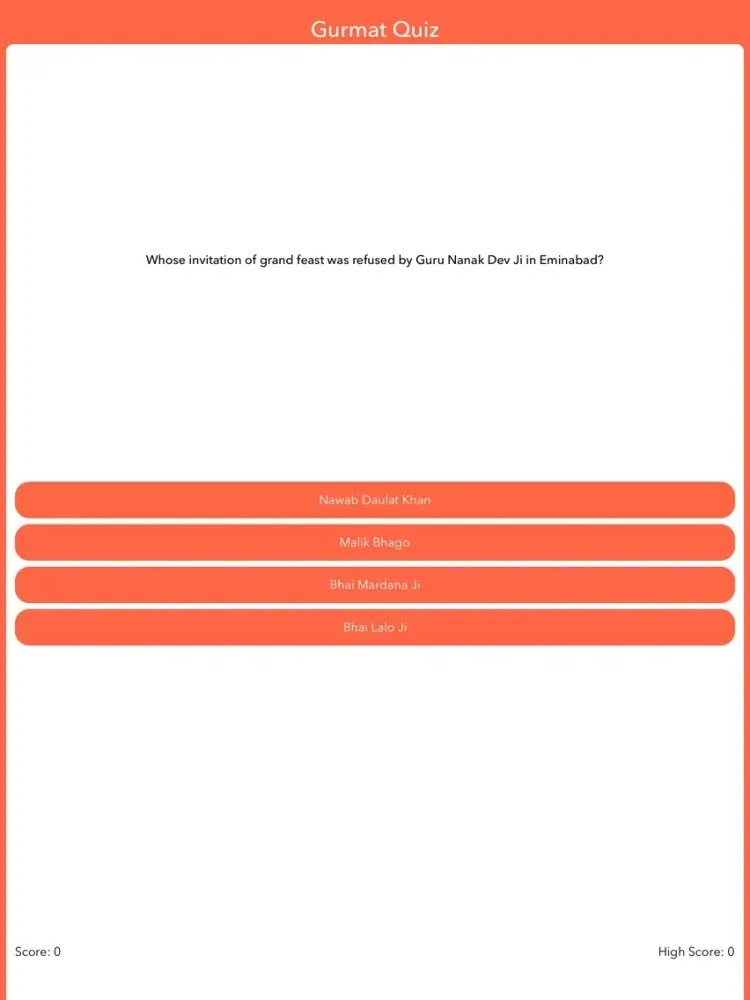 Gurmat Quiz iPad  Ekran Görüntüleri