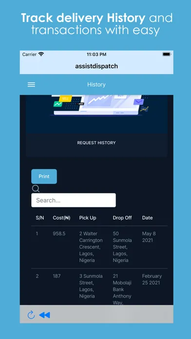 Assist Dispatch Logistics應用截圖