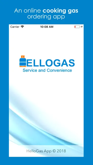 Tangkapan skrin Hello Gas Services