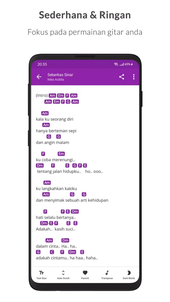 Kunci Gitar Indo Full Offline Screenshots