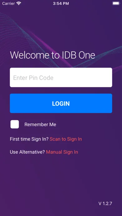 Capturas de pantalla de IDB ONE