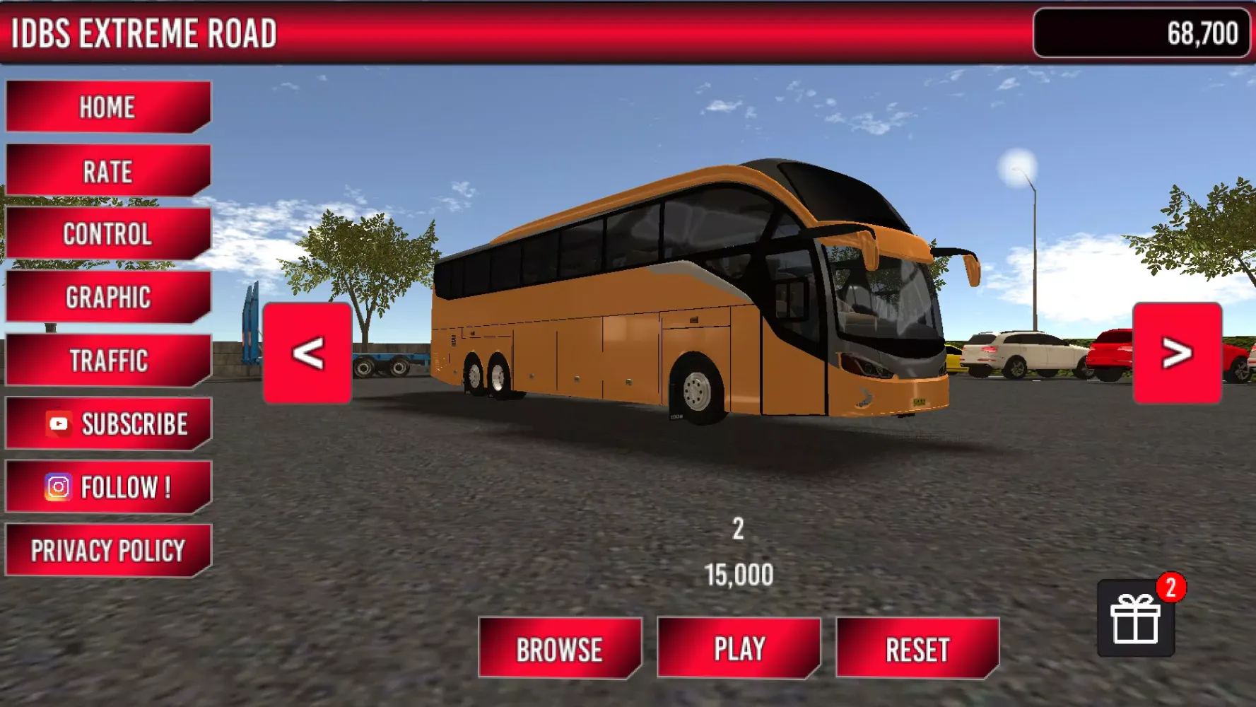 Zrzuty ekranu IDBS Extreme Road