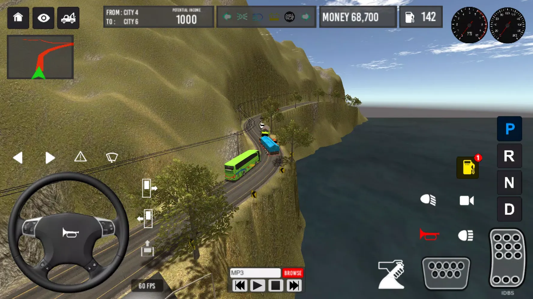 Zrzuty ekranu IDBS Extreme Road