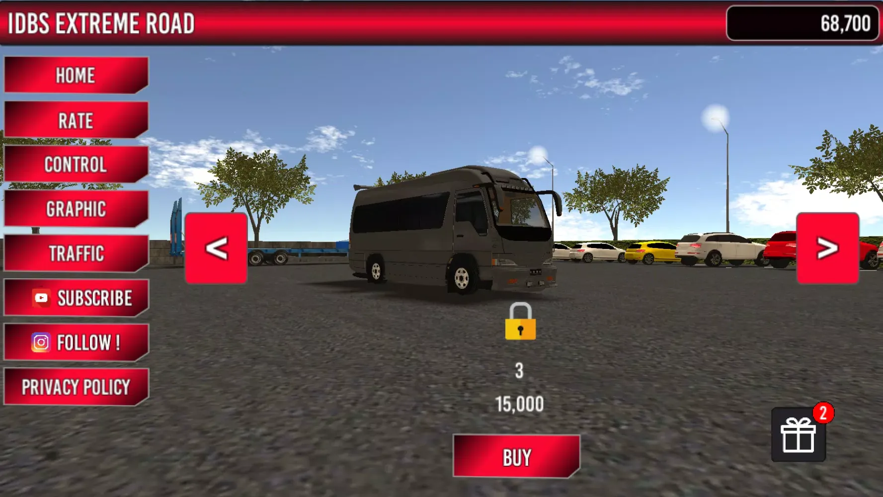 Zrzuty ekranu IDBS Extreme Road