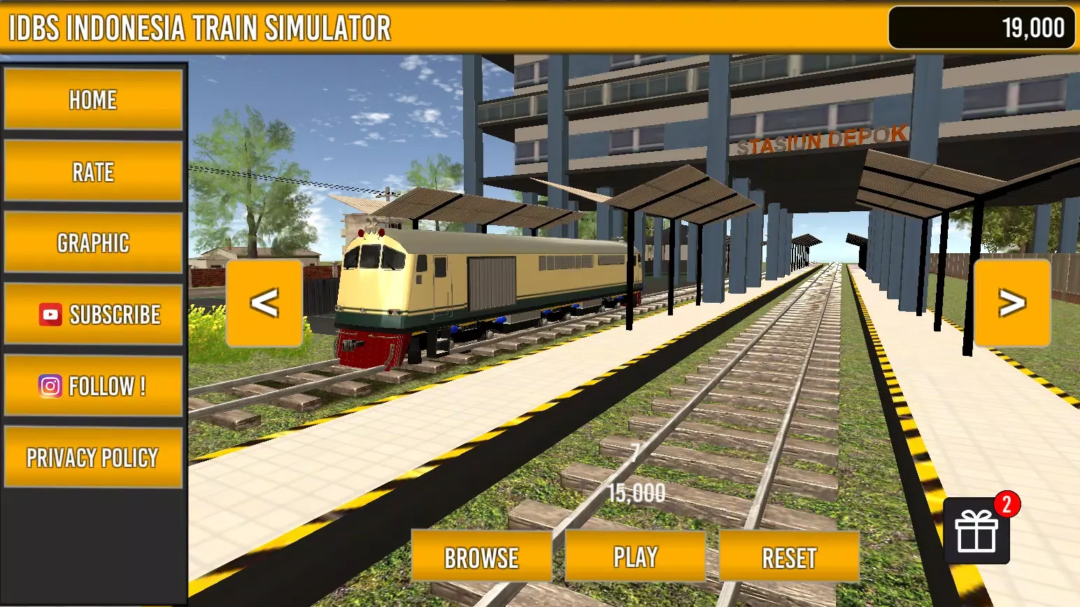 Capturas de tela do IDBS Indonesia Train Simulator