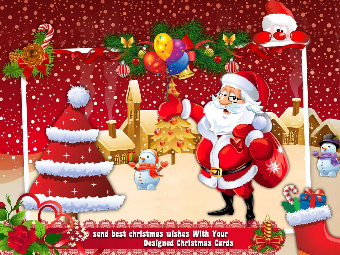 Christmas Card Maker free 2015 iPad  Screenshots