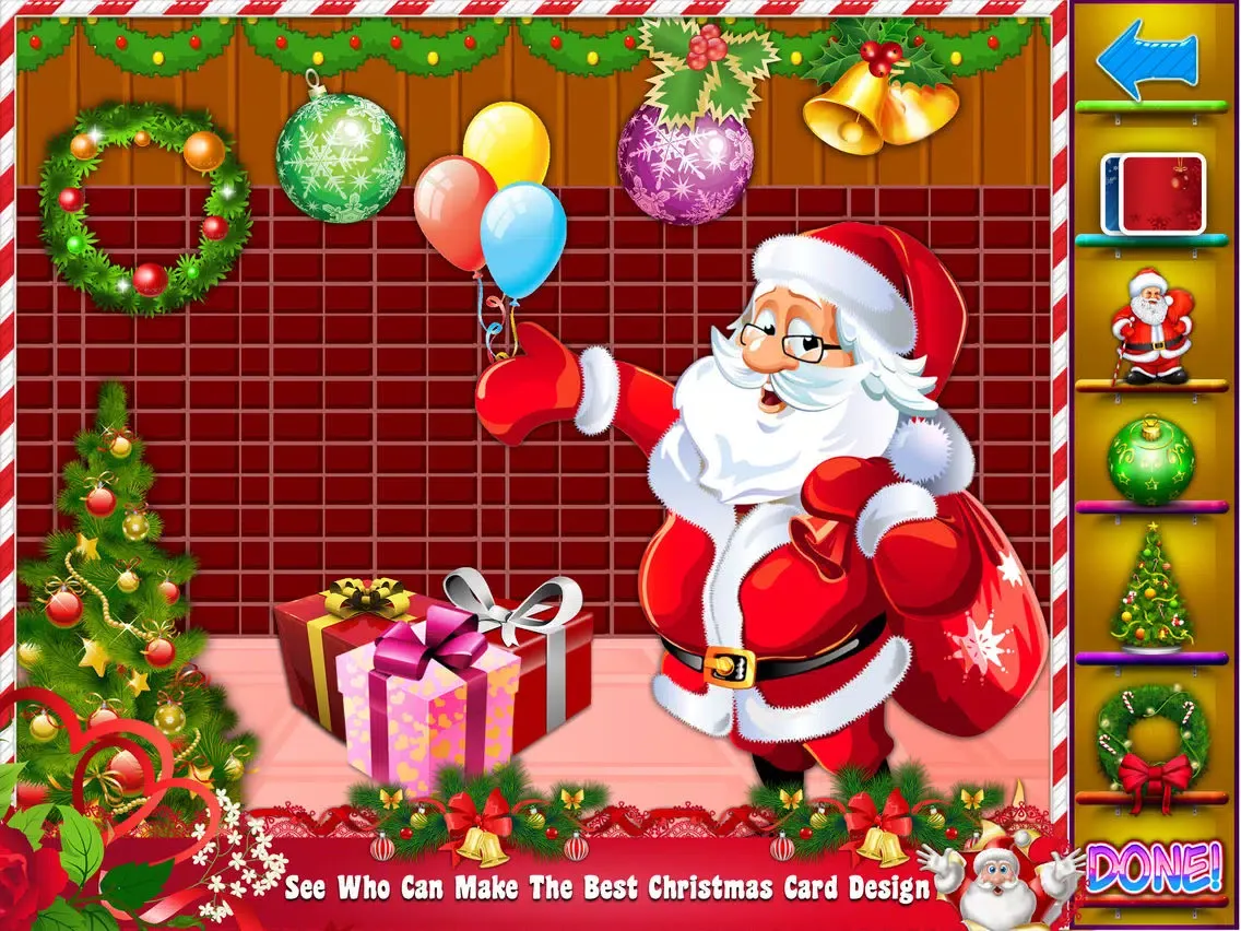 Christmas Card Maker free 2015 iPad  Screenshots