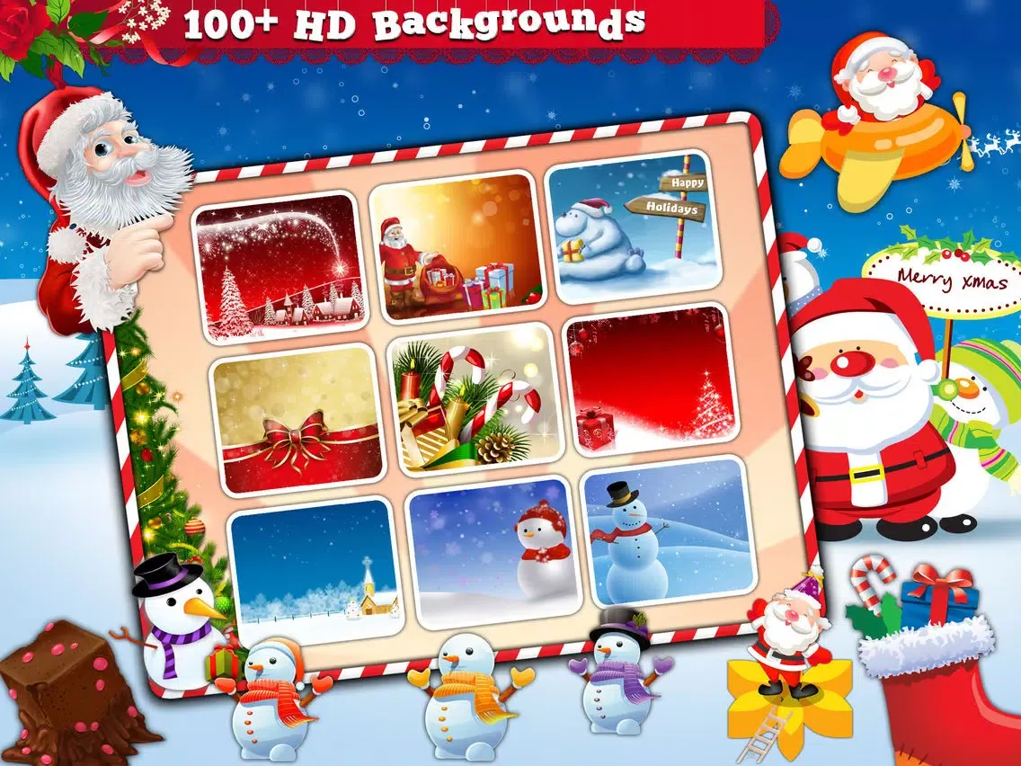 Christmas Card Maker free 2015 iPad  Screenshots