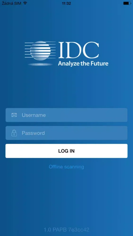 Capturas de tela do IDC Check-in