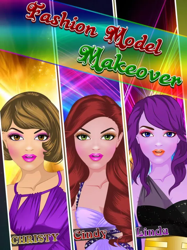 Capturas de tela do Fashion Model spa,Makeover,Dressup free girls games. iPad 