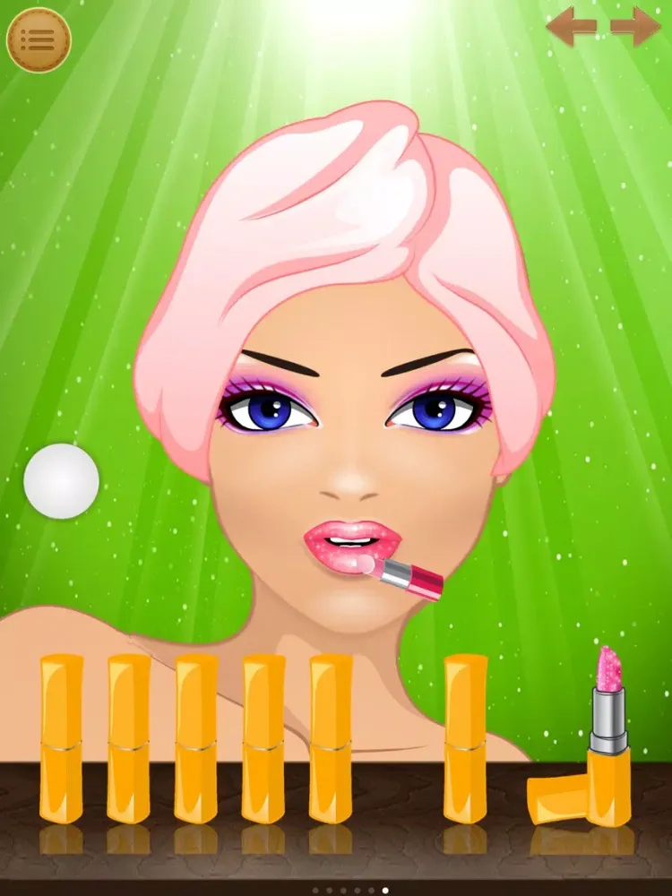 Capturas de tela do Fashion Model spa,Makeover,Dressup free girls games. iPad 