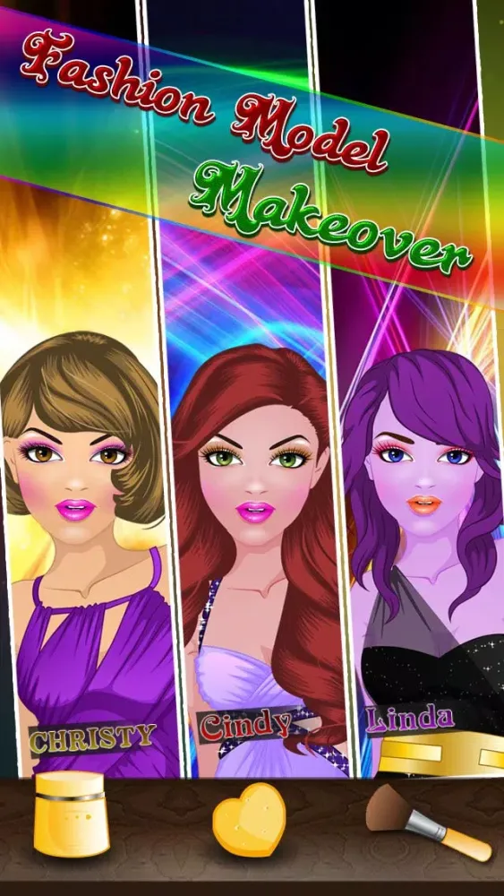 Capturas de tela do Fashion Model spa,Makeover,Dressup free girls games.