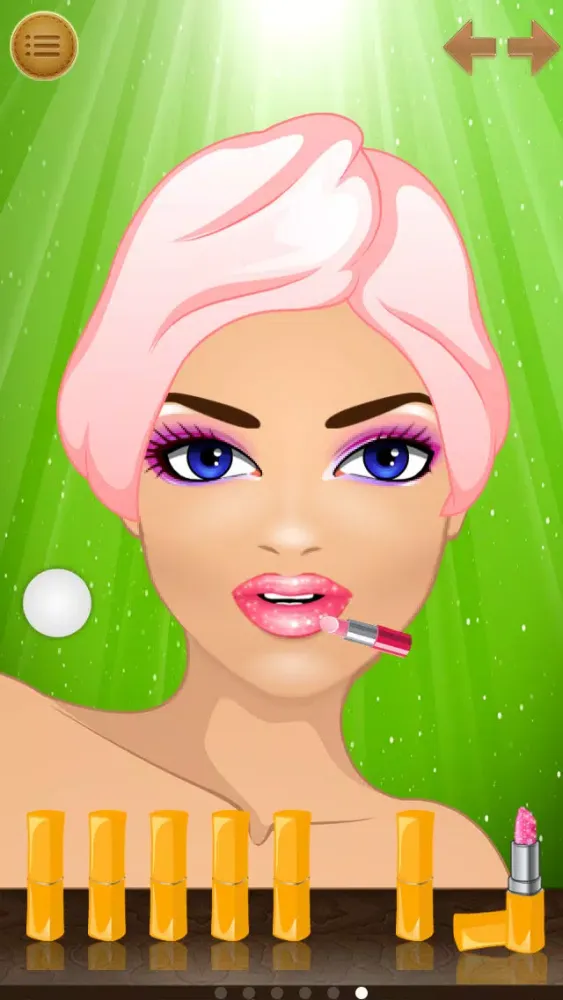 Capturas de tela do Fashion Model spa,Makeover,Dressup free girls games.