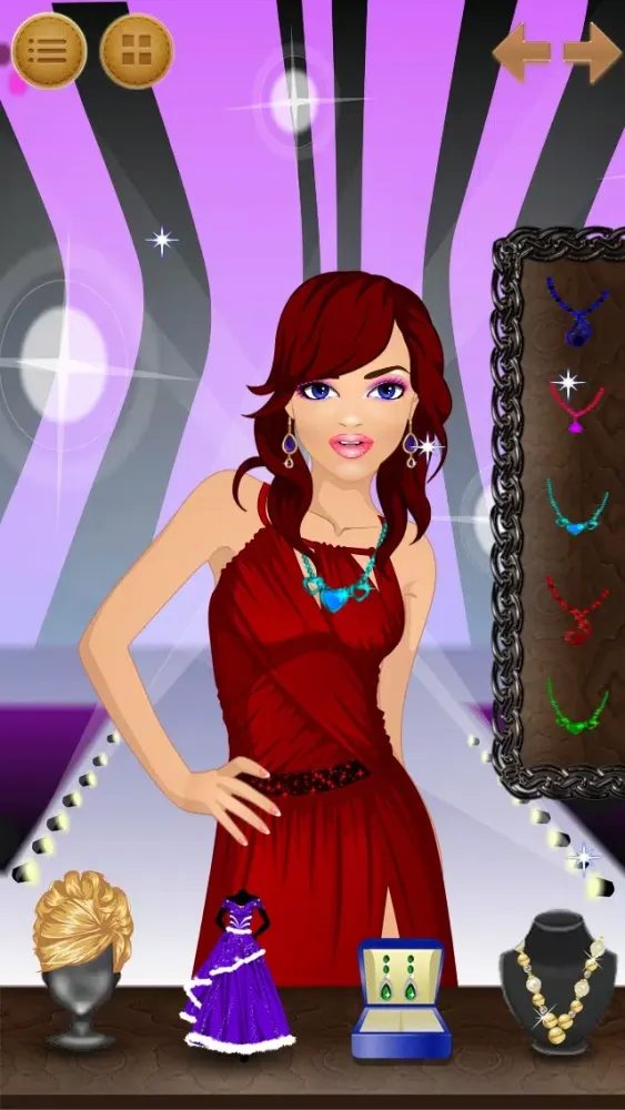 Capturas de tela do Fashion Model spa,Makeover,Dressup free girls games.