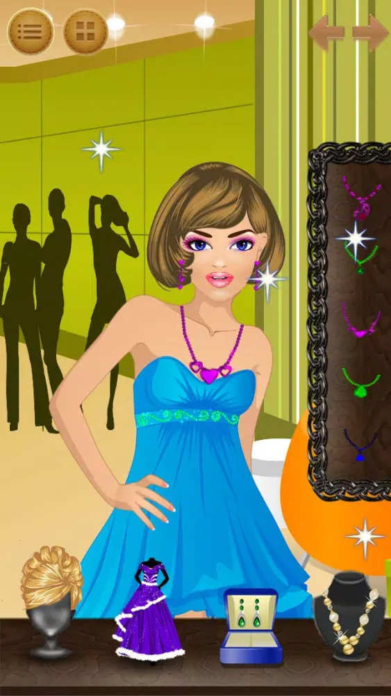 Capturas de tela do Fashion Model spa,Makeover,Dressup free girls games.