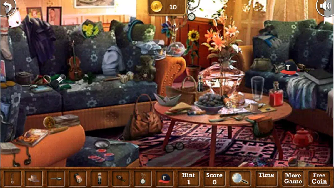 Capturas de pantalla de Haunted Mariya's Hotel Hidden Objects.