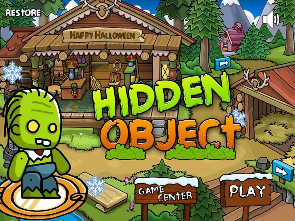 Halloween Hidden Objects game iPad  স্ক্রিনশট