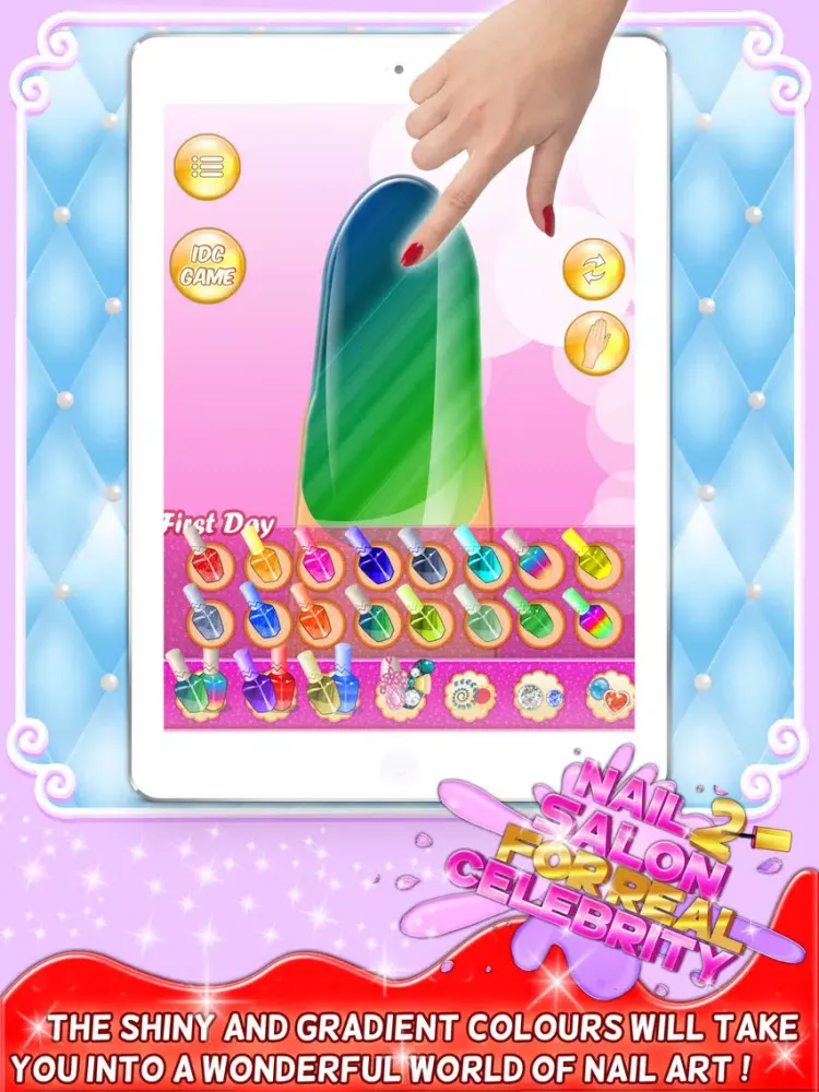 ภาพหน้าจอของ Nail Salon for Real Celebrity 2 iPad 