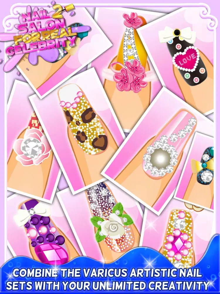 ภาพหน้าจอของ Nail Salon for Real Celebrity 2 iPad 