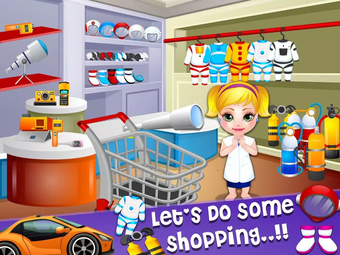 Capturas de tela do New Born Baby Space Adventure iPad 