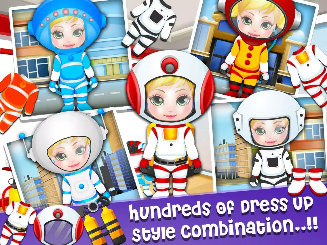 Capturas de tela do New Born Baby Space Adventure iPad 
