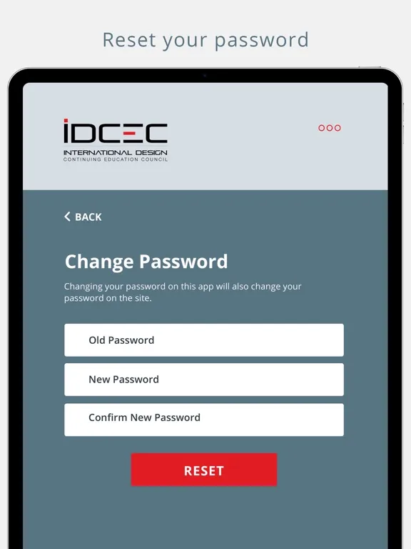 IDCEC Mobile Attendance App iPad  سکرین شاٹس