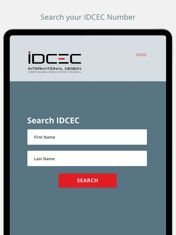IDCEC Mobile Attendance App iPad  سکرین شاٹس