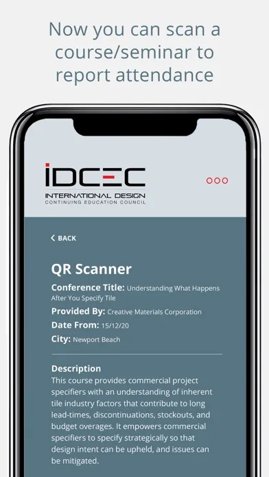 IDCEC Mobile Attendance App سکرین شاٹس