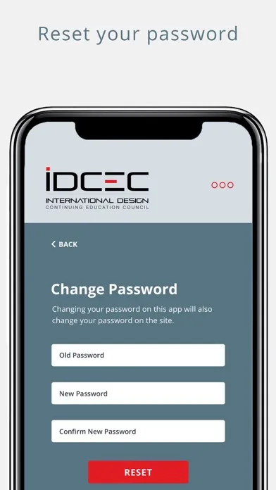 IDCEC Mobile Attendance App سکرین شاٹس