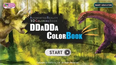 Capturas de tela do DDaDDaBook - 주니어 (따따북 증강현실 색칠)