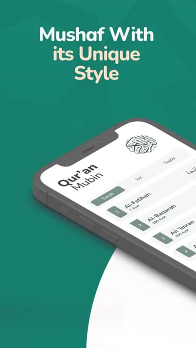 Tangkapan skrin Qur'an Mubin