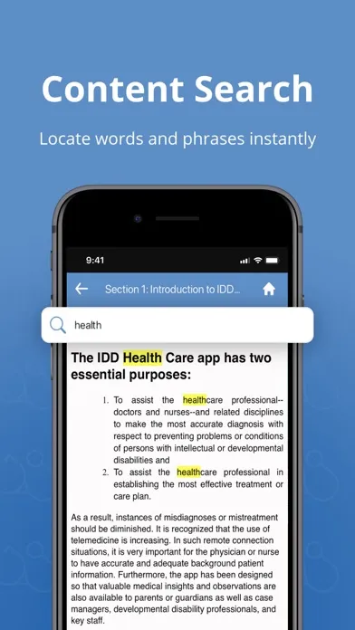 IDD Health Care スクリーンショット