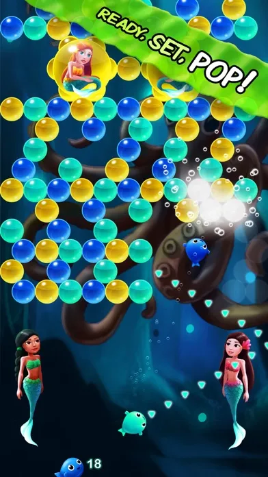Tangkapan skrin Bubble Fins - Bubble Shooter