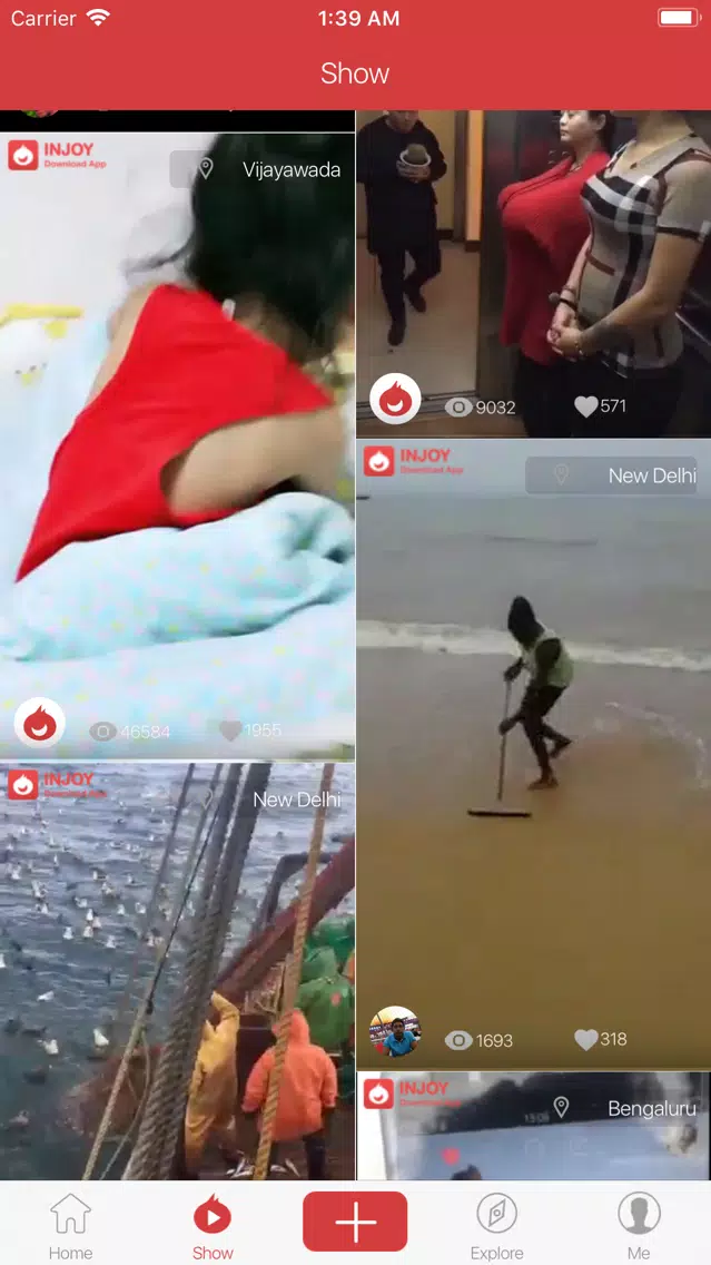 Capturas de tela do Injoy Fun