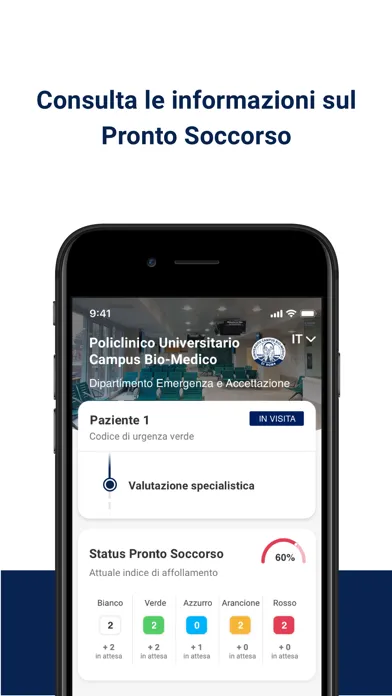 Zrzuty ekranu PS Campus Bio-Medico